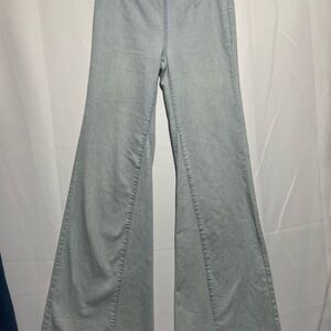 Free People Light Blue Wide Leg Jeans 25 Flare